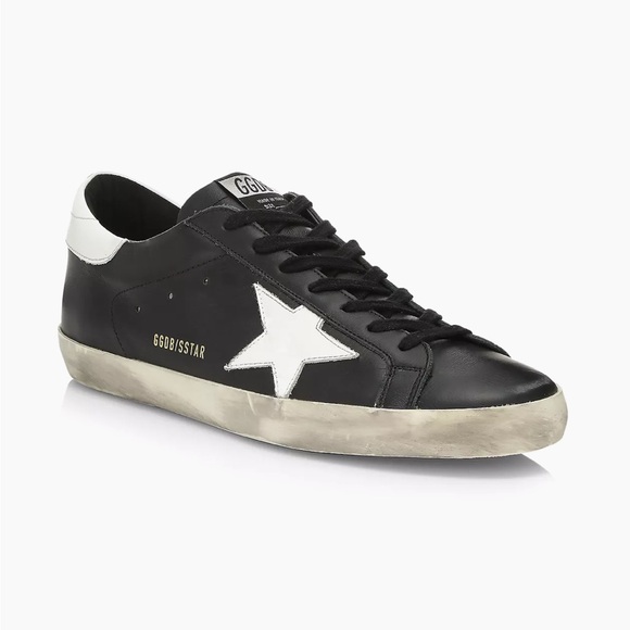 Golden Goose Deluxe Brand Super-Star Leather Sneakers Size 44 (11 M 13 W)